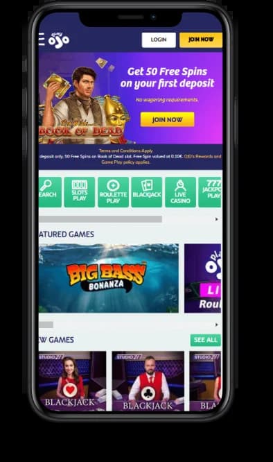 PlayOJO Casino UK Mobile