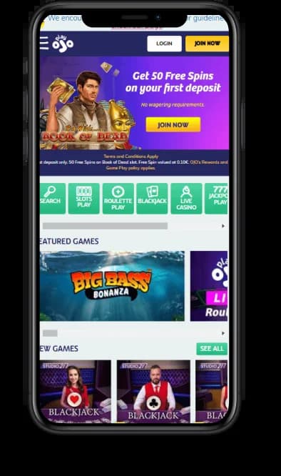 PlayOJO Casino UK Mobile